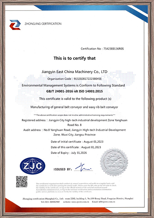 Certificado ISO14001