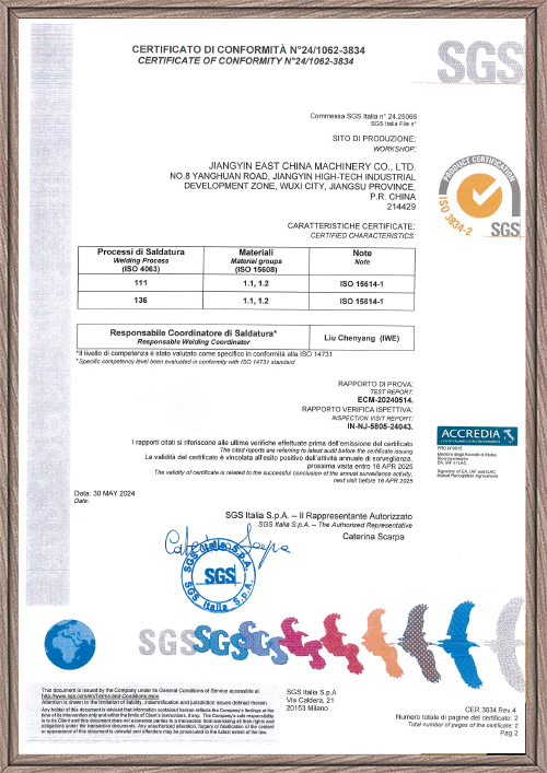 Certificados SGS